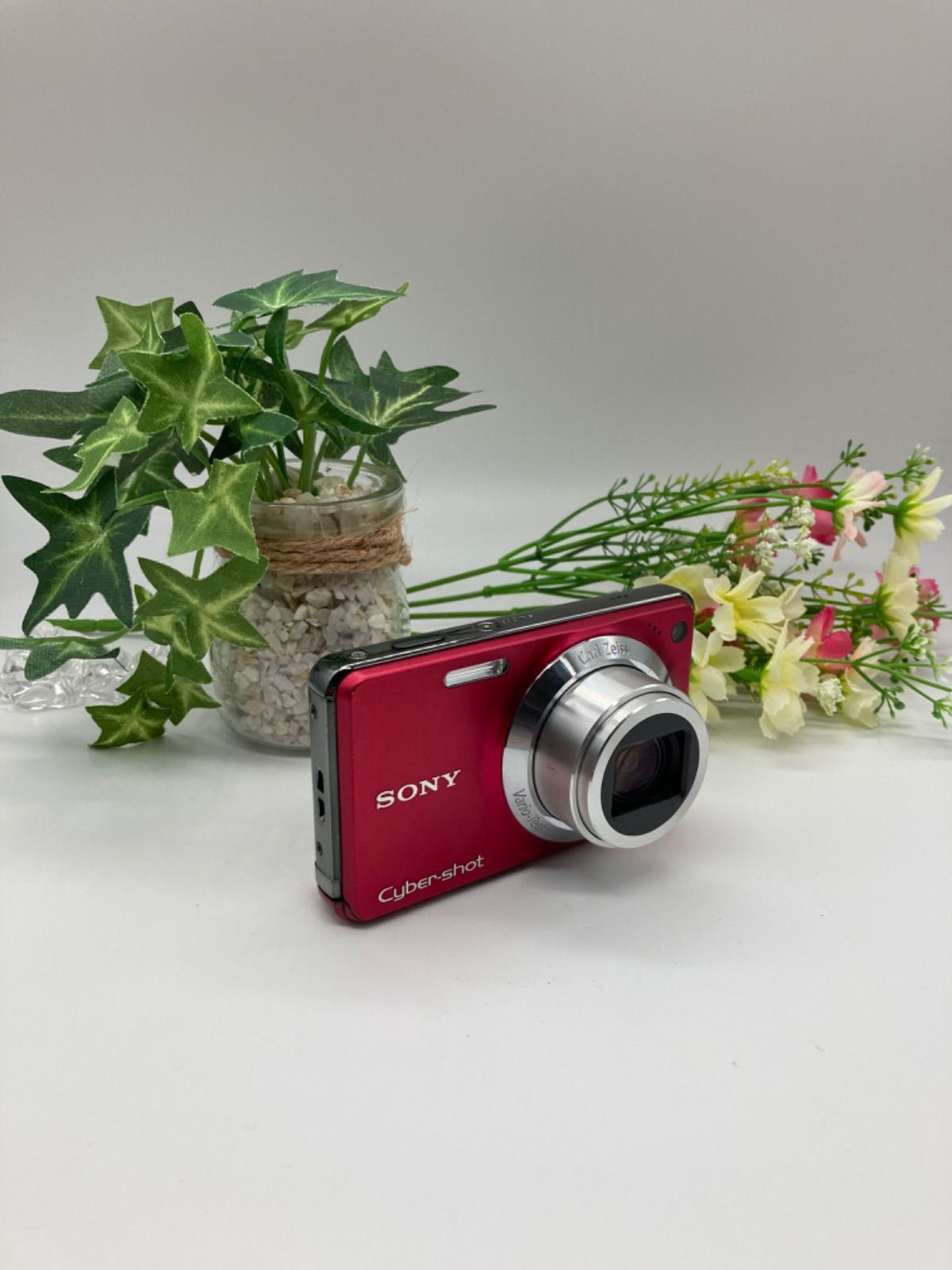 SONY Cyber-shot DSC-W270デジカメ デジタルカメラ レッド - メルカリ