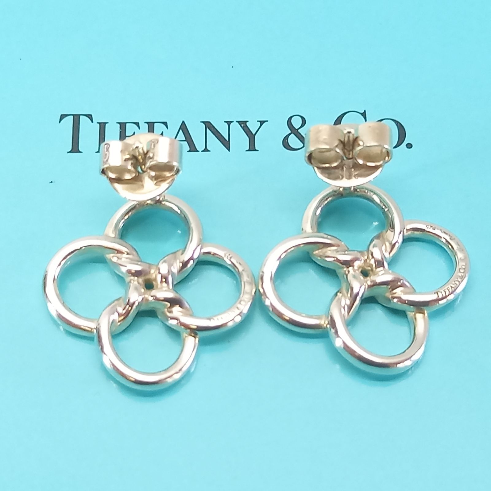 クアドロフォリオ クローバー エルサペレッティ スタッド ピアス 925