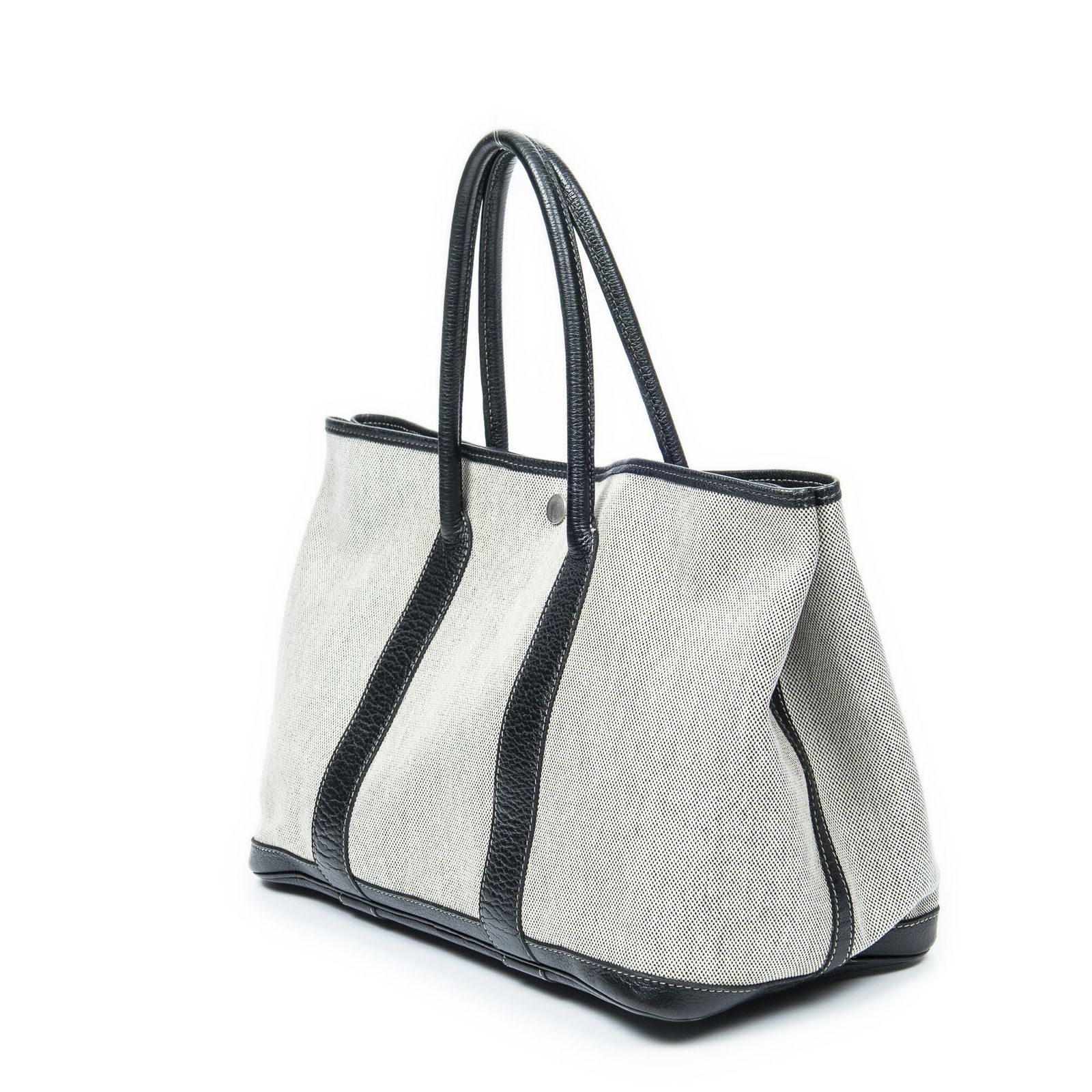 HERMES エルメスガーデンパーティーベージュ|ブラックトワルアッシュA