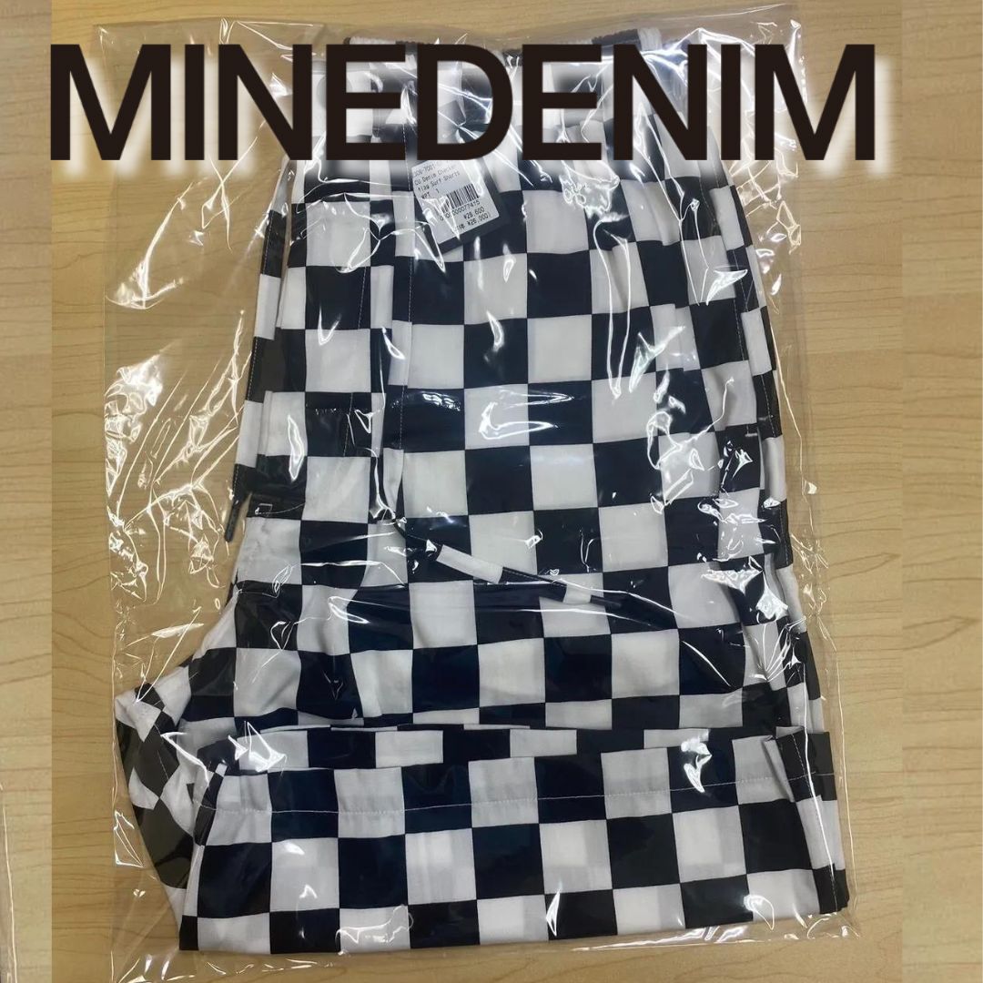 ☆新品未使用☆ 定価28600円【MINEDENIM】CU.Denim Checker flag Surf Shorts flag Surf  Shorts デニム生地 服 メンズ おしゃれ 白 ホワイト 木村拓哉 キムタク 芸能人 アイドル 野口強 - メルカリ