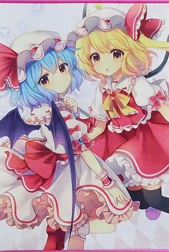 【中古】タペストリー レミリア・スカーレット&フランドール・スカーレット(Remiflan) B2タペストリー 「東方Project」