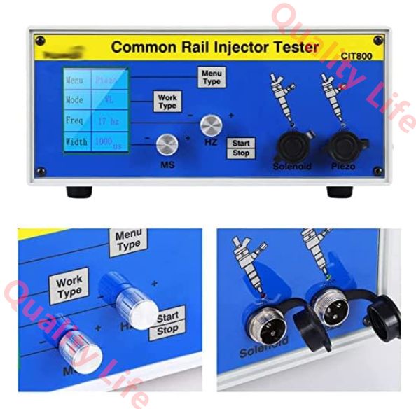 100％品質保証。 ディーゼルテスター ディーゼルインジェクターテスター圧縮キット CIT800コモンレールインジェクターテスター 検出器ディーゼル電磁インジェクターテスター