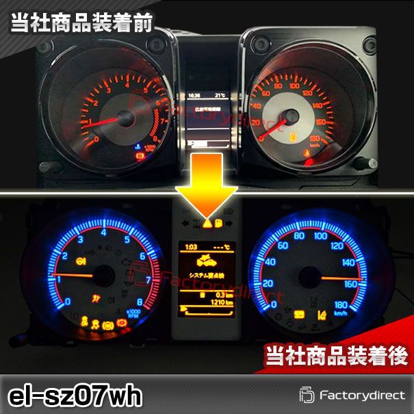 el-sz07wh ホワイトパネル Jimny Sierra ジムニー シエラ (JB74