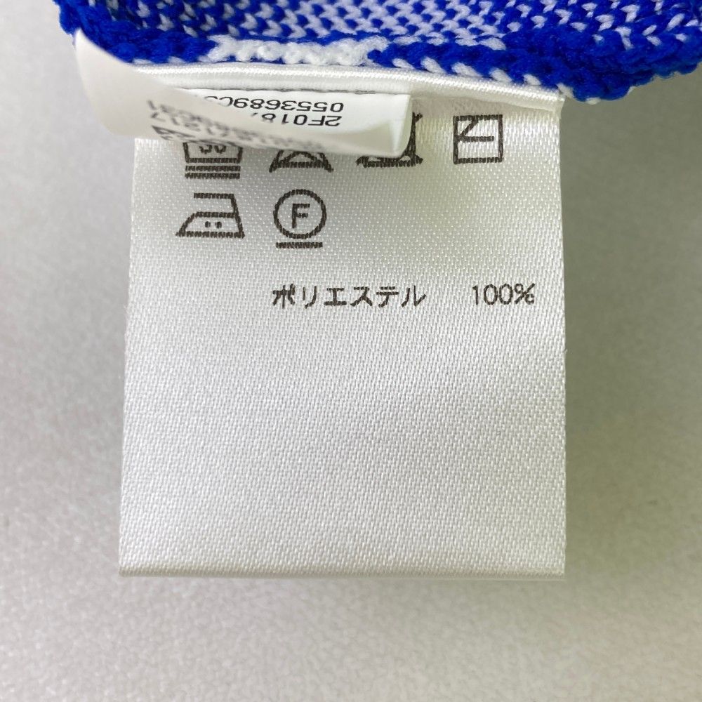サイズ：M FILA GOLF フィラゴルフ TA4EL700 ニットセーター ドット柄 ブルー系 [240101431097] ゴルフウェア レディース ストスト サイズ：M FILA GOLF フィラゴルフ TA4EL700 ニットセーター