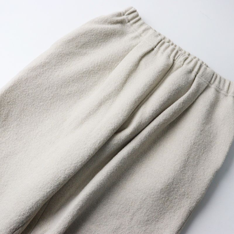 エヴァムエヴァ evam eva press wool pants プレスウールパンツ 2 アイボリー┃圧縮 縮絨 秋冬 ボトムス 2400014634327 DECORATOM_COM_BR