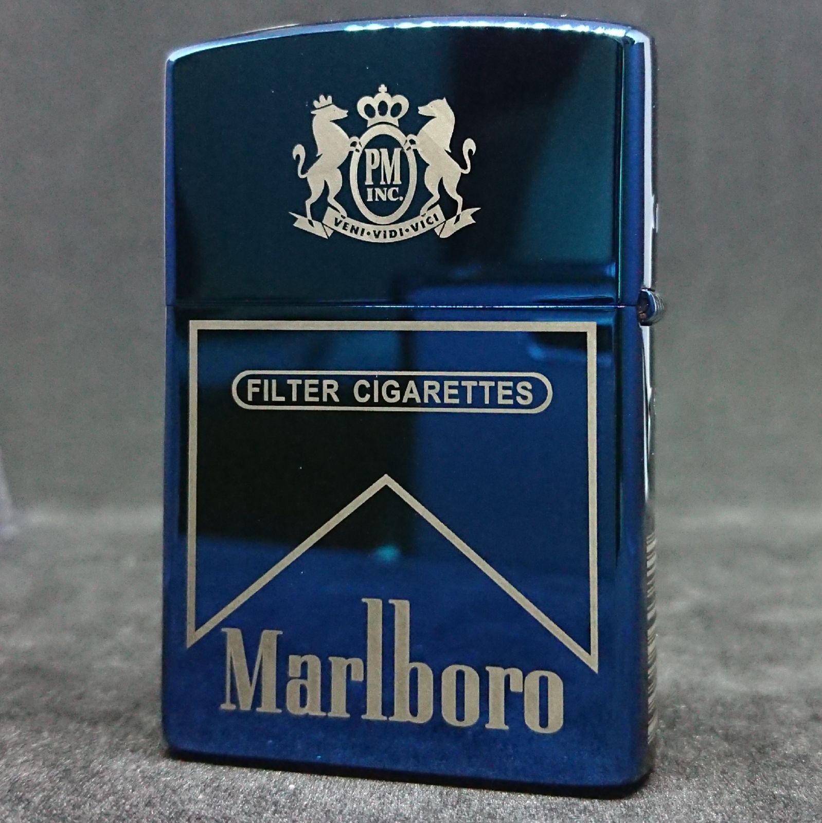 ZORRO マルボロ Marlboro ブルー Zippoサイズ - メルカリ