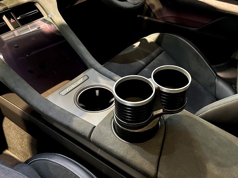 PORSCHE ポルシェ Taycan タイカン Sport Sedan|4 Cross Turismo J1 2020年～ ALCABO アルカボ ドリンクホルダー ブラック|リングカップ AL-T121BS TRITUETUBI_COM