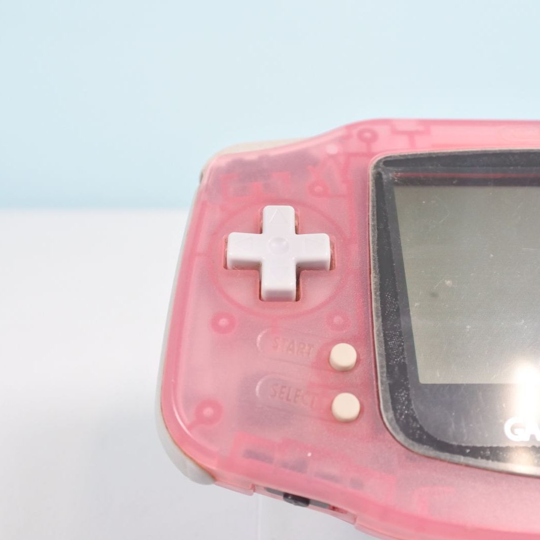 大清水24-20-1027】①ゲームボーイアドバンス 本体のみ ミルキーピンク