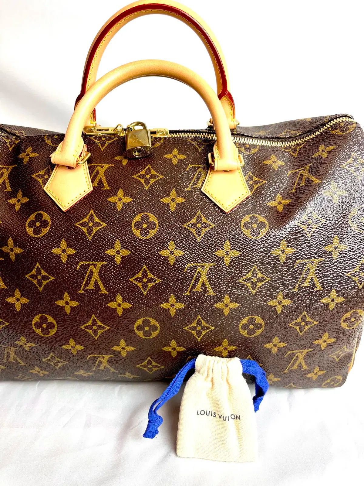 ルイ ヴィトン ゴールド モノラル バンドリエール 35 トート-ストラップ DECORATOM_COM_BR