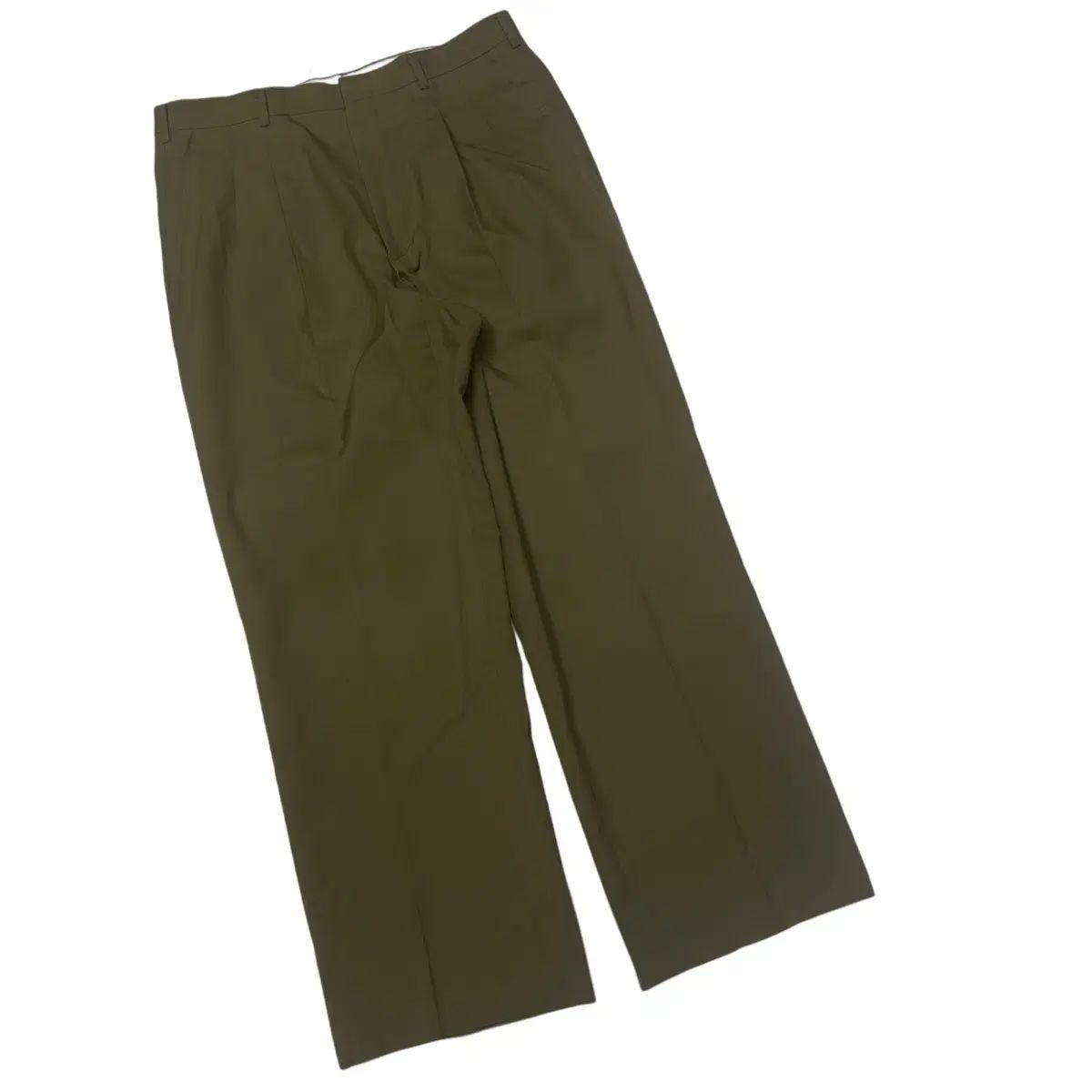 イヴ サンローラン プールオム ベージュワイドスラックス 30