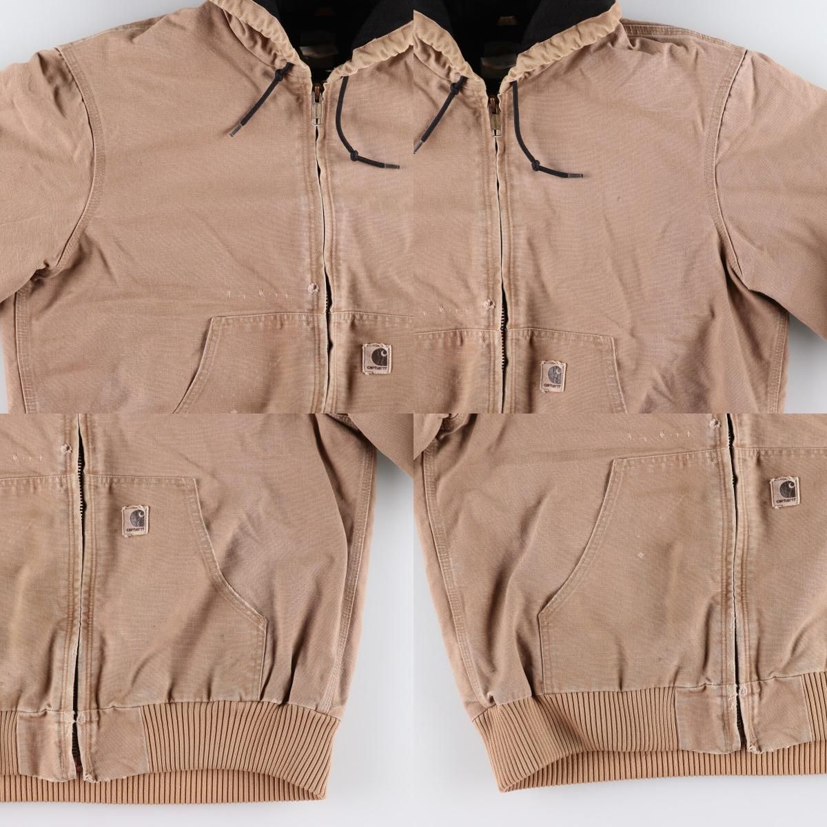 古着 ~00年代 カーハート Carhartt アクティブジャケット ダックフルジップパーカー メンズL相当/eaa488156