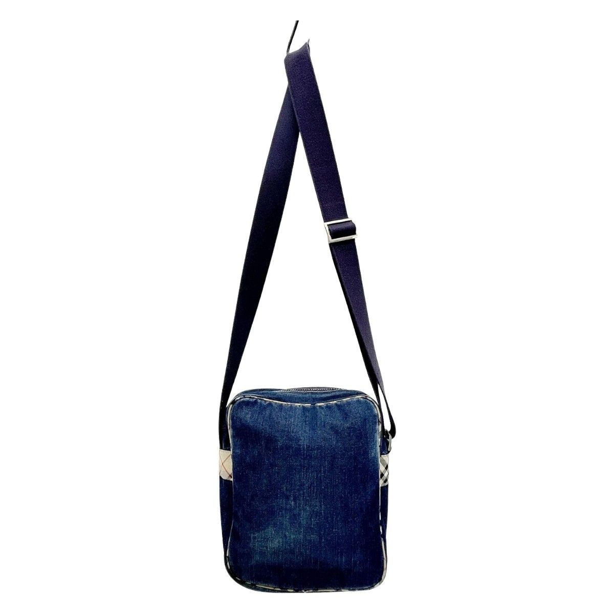 【正規品】バーバリー ブルーレーベル ショルダーバッグ デニム 青系 男女兼用 ◇◇BURBERRY BLUE LABEL バーバリーブルーレーベル ショルダー