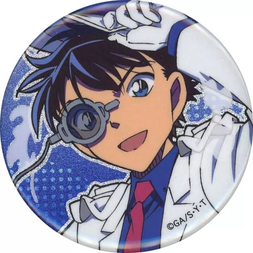 コナン 缶バッジ グリッター 希少 レア 限定 キッド コナン 缶バッジ