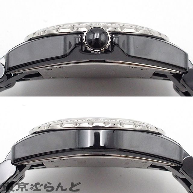 シャネル シャネル CHANEL J12 H3108 ブラック セラミック SS