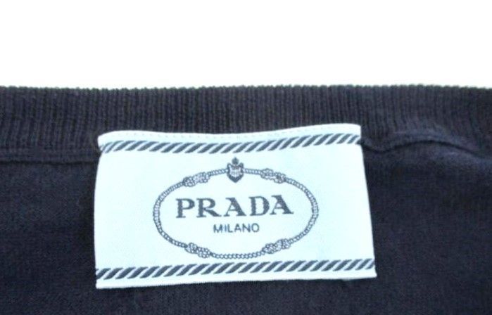 ◇極美品 PRADA プラダ ニット セーター アーガイル柄 レディース 羊毛