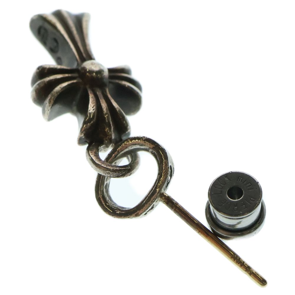 CHROME HEARTS クロスドロップピアス クロムハーツ3CHクロスドロップイヤリング(ピアス)（ピアス