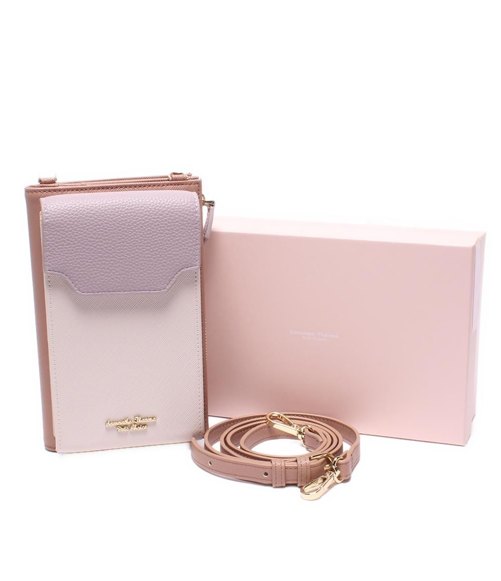 ◇ 美品 Samantha Thavasa Petit choice 長財布 ブルー ホワイト ラウンドファスナー シンデレラ コラボ サマンサタバサ Samantha Thavasa petit choice ミニ財布