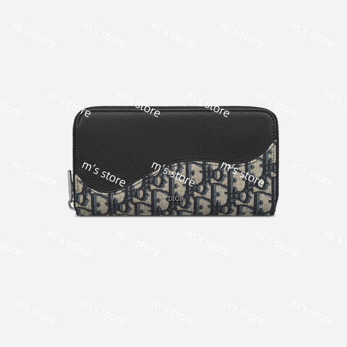 新品 Christian Dior ディオール Saddle ロングジップウォレット 長財布 オブリーク