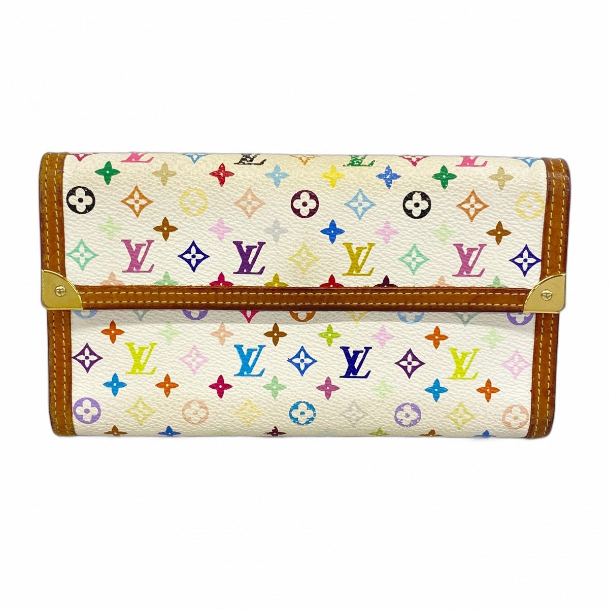 Louis Vuitton 三つ折り　インターナショナル 　ブロン マルチカラー Louis Vuitton 三つ折り インターナショナル ブロン マルチ