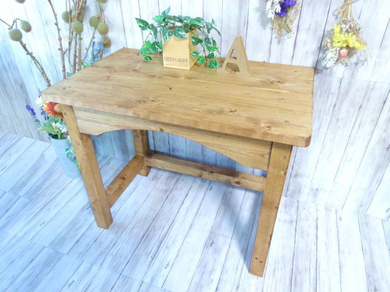 ハンドメイド キッズデスク（チーク色） ハンドメイド キッズデスク（チーク色）