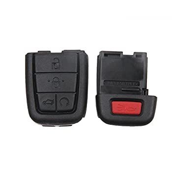 キーレススマート 5ボタン リモートカーキーシェルケース フォブ 2008 2009 ポンティアック G8 交換用 チップなし