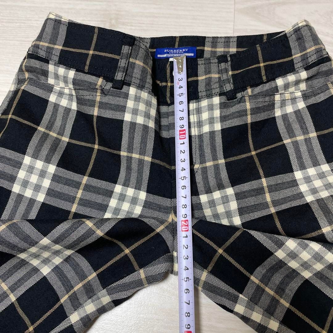 BURBERRY バーバリーブルーレーベル チェック柄 ショートパンツ 38