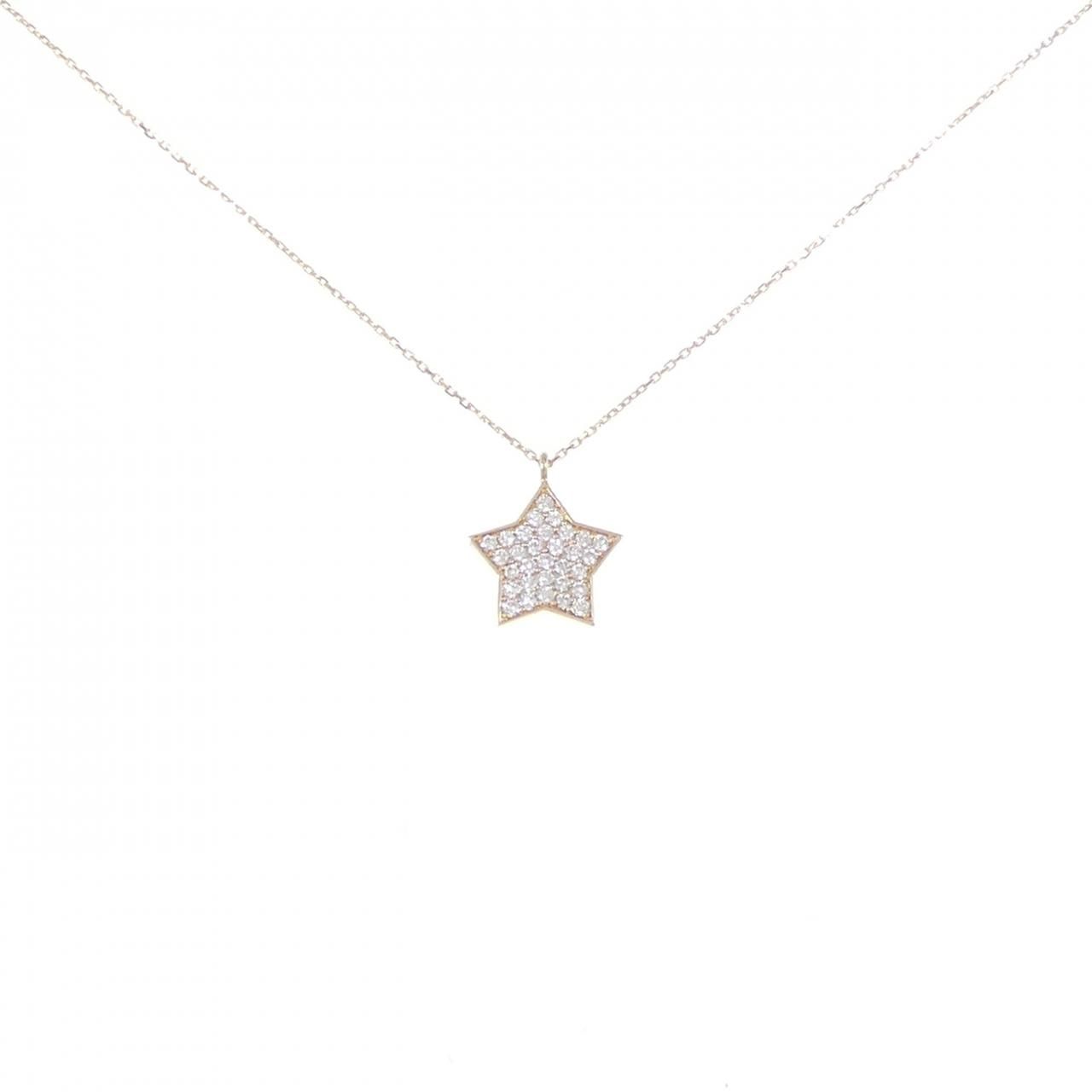 ポンテヴェキオ スター ダイヤモンド ネックレス 0.15CT