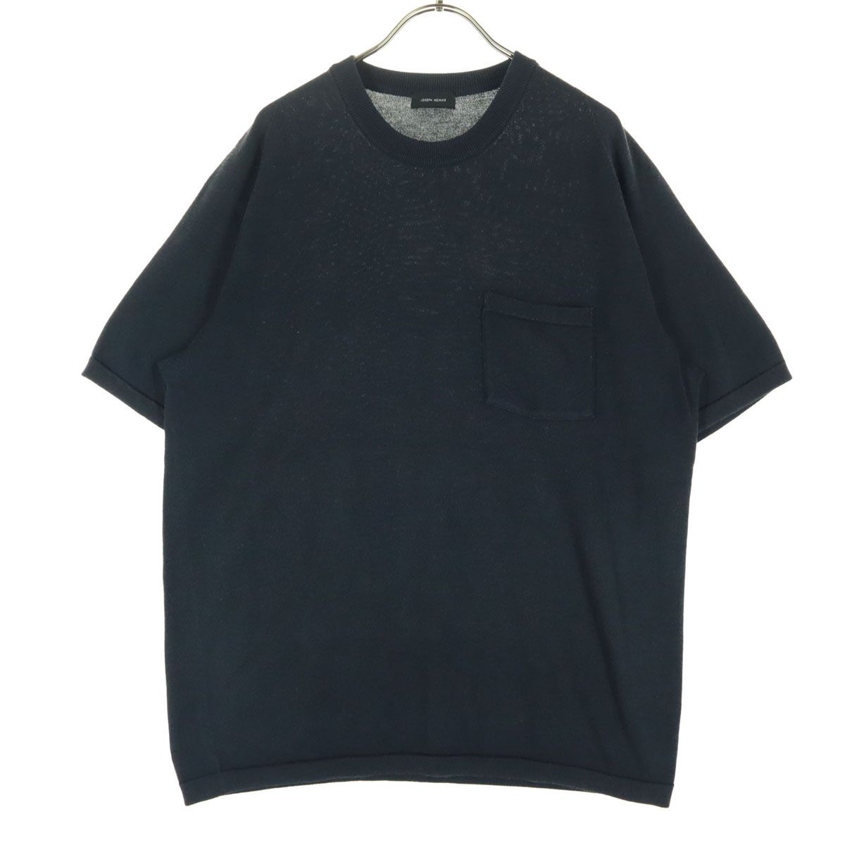 美品 JOSEPH HOMME ジョセフオム 半袖 ニット地 Tシャツ 50