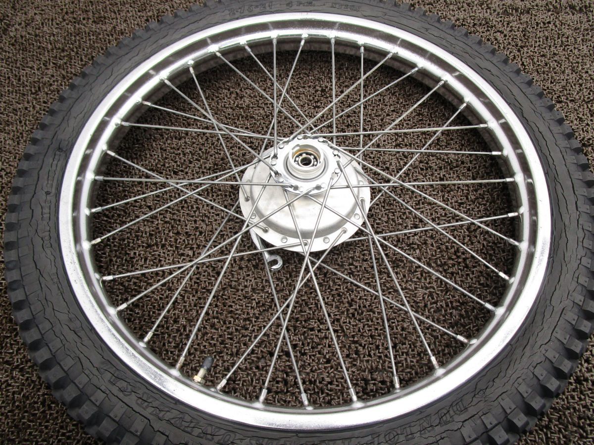 KE125 タカサゴ フロントホイール ブレーキドラム □A6116 K1 カワサキ K1E キャブ車