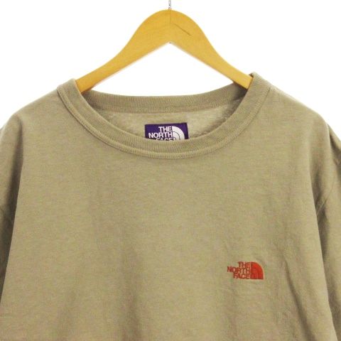 ノースフェイス パープルレーベル THE NORTH FACE PURPLE LABEL ユナイテッドアローズ別注 7oz H/S Logo Tee  Tシャツ カットソー 半袖 刺繍 プリント ベージュ系 XL NT3224N □ECS - メルカリ