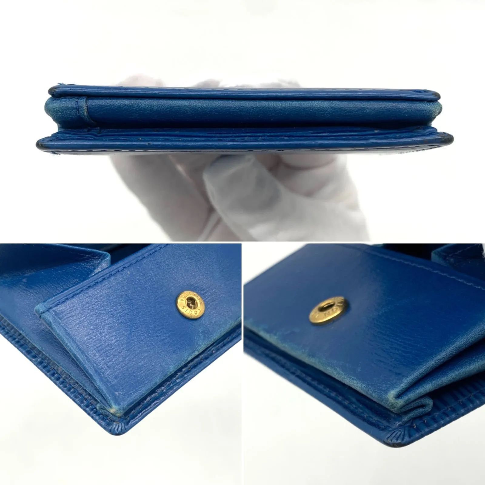 ルイヴィトン　エピ　ポルトモネ　ボワット　コインケース　M63695　ブルー 楽天市場】【財布】LOUIS VUITTON ルイ ヴィトン エピ ポルト