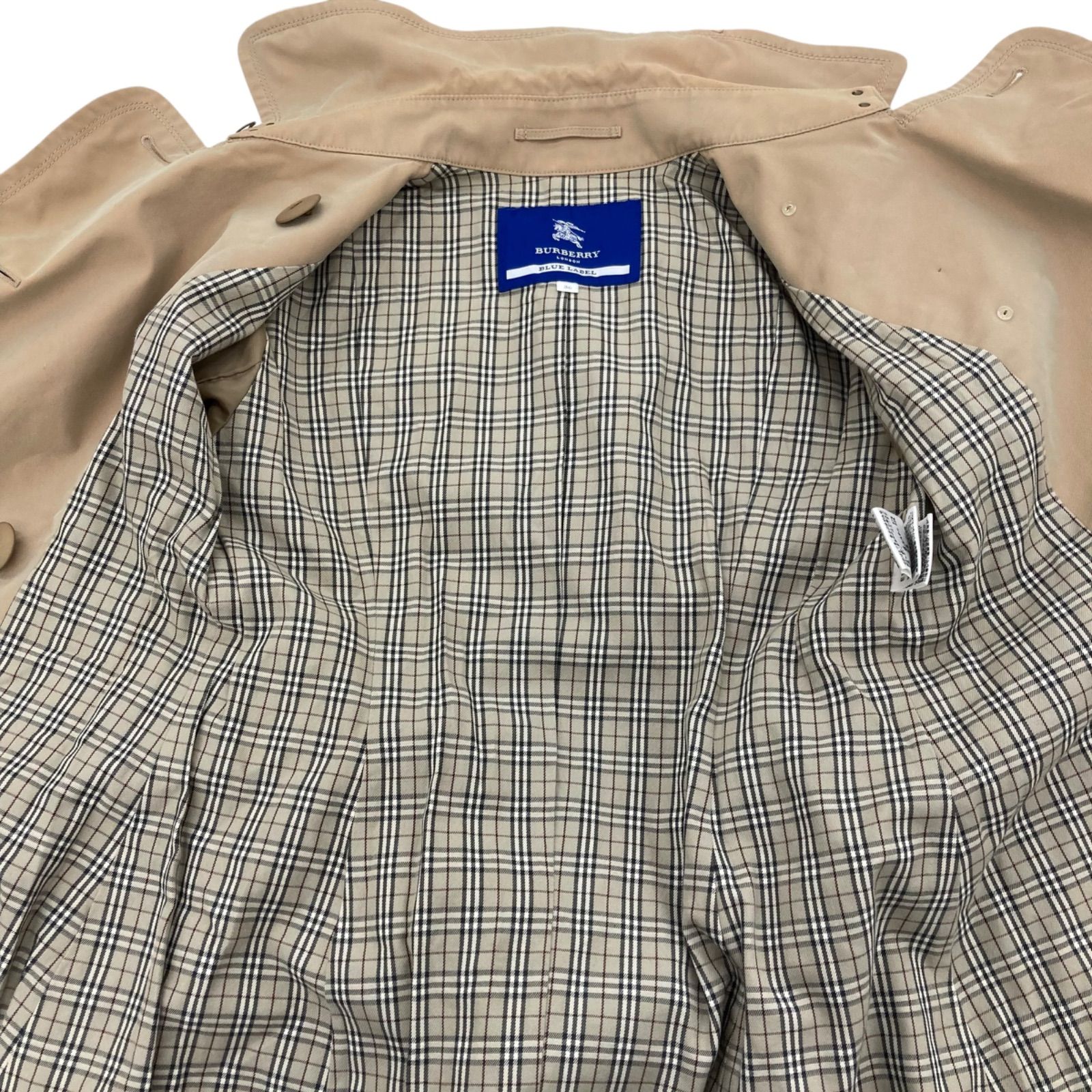 186005 現状品 BURBERRY バーバリー ブルーレーベル トレンチコート
