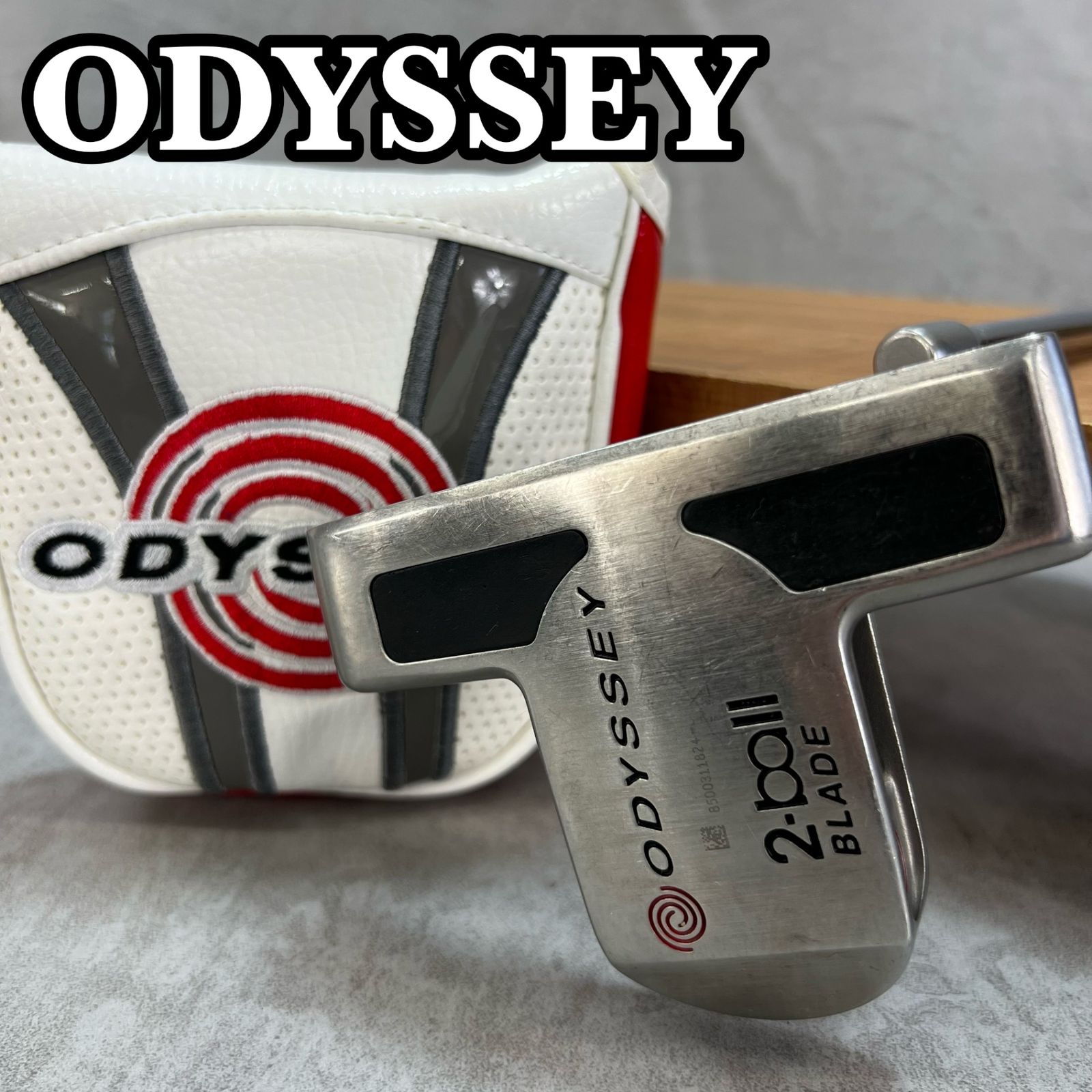ODYSSEY　オデッセイ　WHITE　HOT　2-ball　BLADE ホワイトホット　ボール　ブレード　メンズゴルフパター　スチール　右利き用　PT