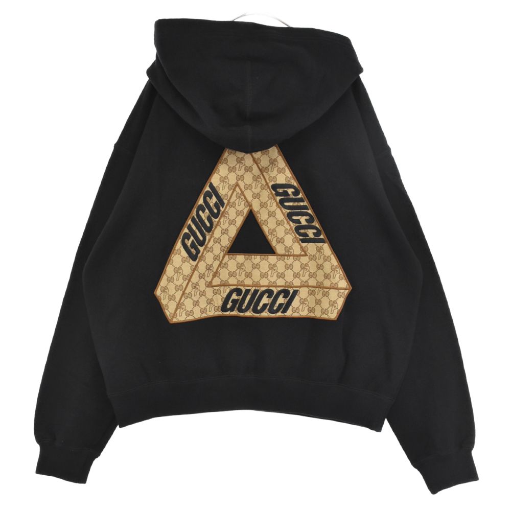 GUCCI (グッチ) 22AW×PALACE TRI-FERG GG PATCHED HOODIE パレス