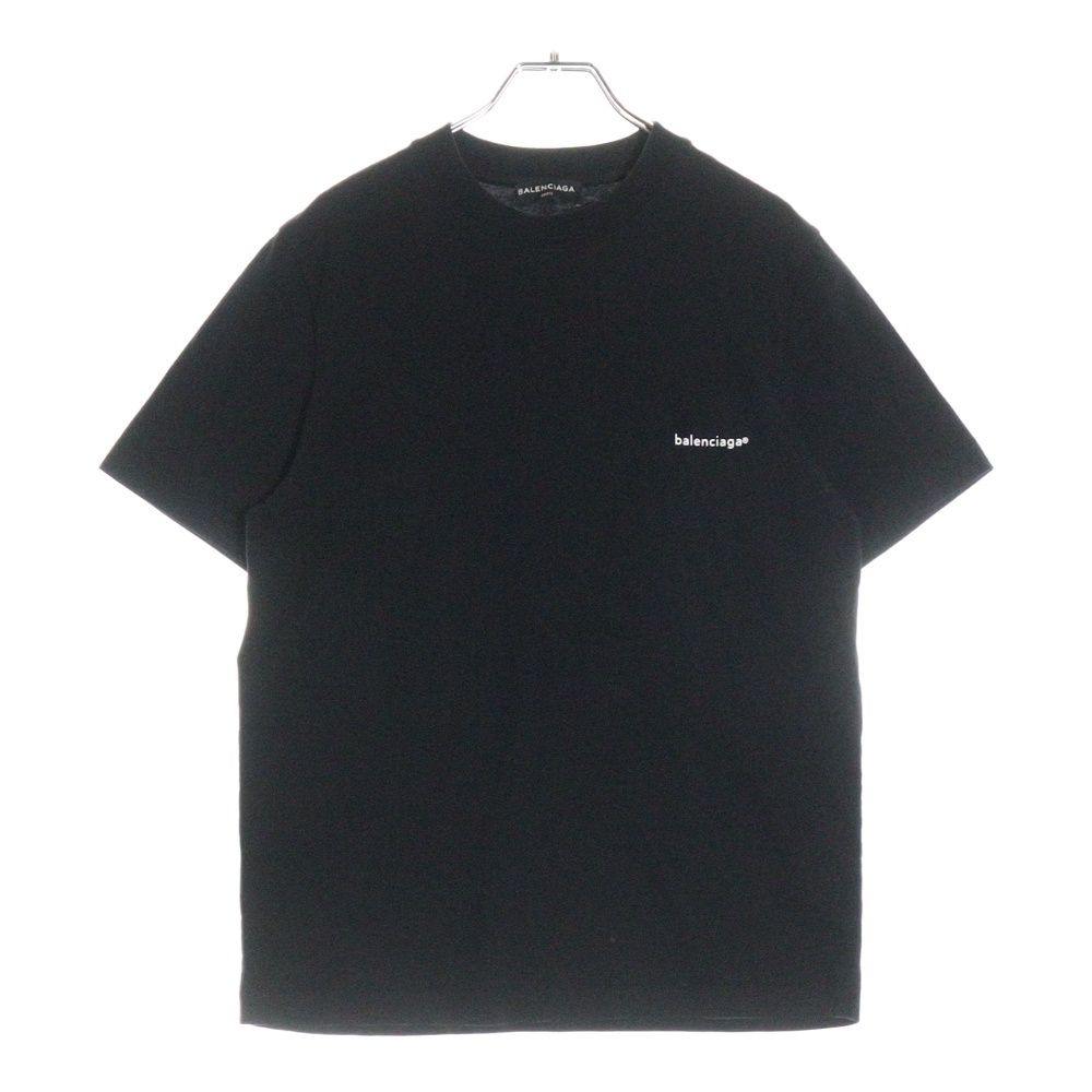 【BALENCIAGA】プリント クルーネック T シャツ BALENCIAGA (バレンシアガ) 18SS ロゴプリント クルーネック