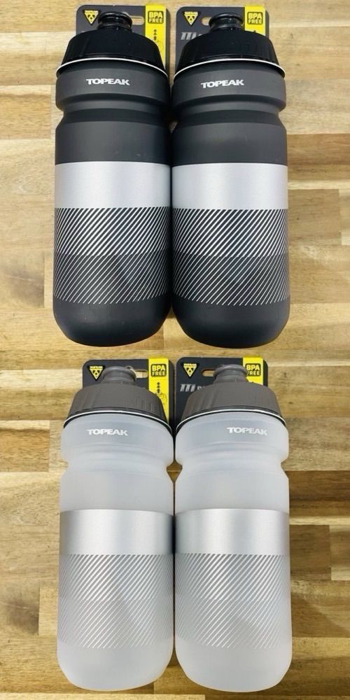 【新品】　TOPEAK　トピーク　ウォーターボトル　650ml ホワイト 2本 & 650ml ブラック 2本 合計4本セット