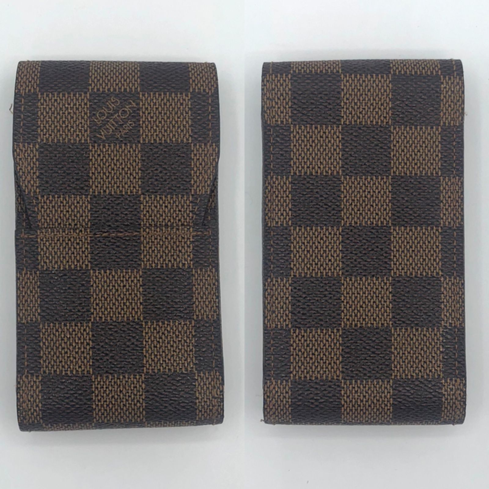 LOUIS VUITTON エテュイ シガレット タバコケース ダミエ エベヌ