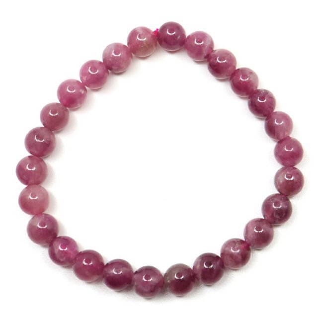 ルベライト ブレスレット レッドトルマリン 7mm 1点物 10月 誕生石