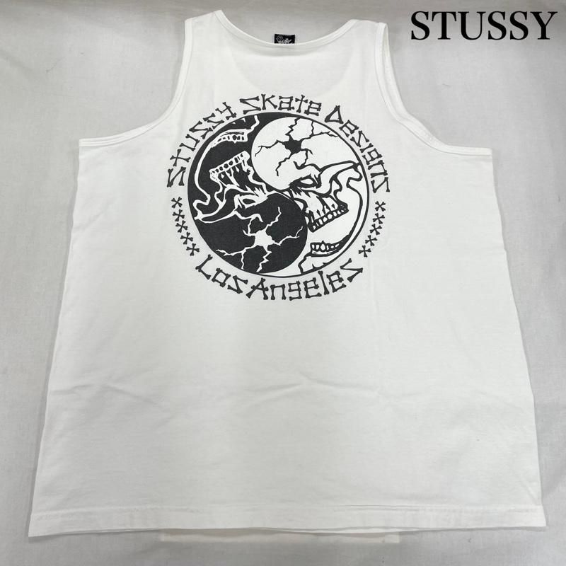 STUSSY ステューシー タンクトップ オールド 00's USA製 スカル