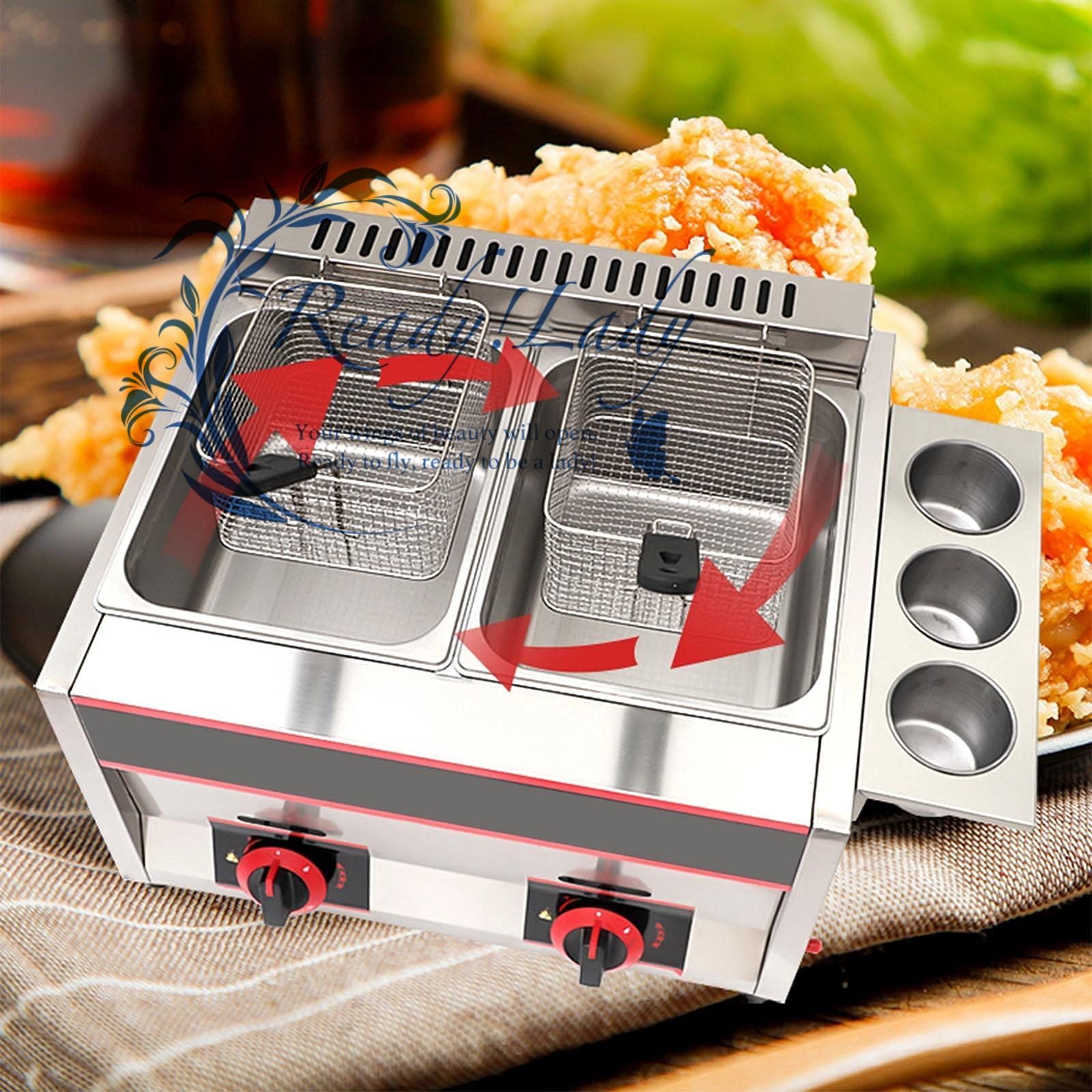 業務用高圧フライドチキンマシン 電気式ディープフライヤー 圧力フライヤー 3000W ステンレス製卓上フライヤー レストランキッチン 業務用電気圧力エア フライヤー、3000Wの高出力で素早い調理が可能、レストラン