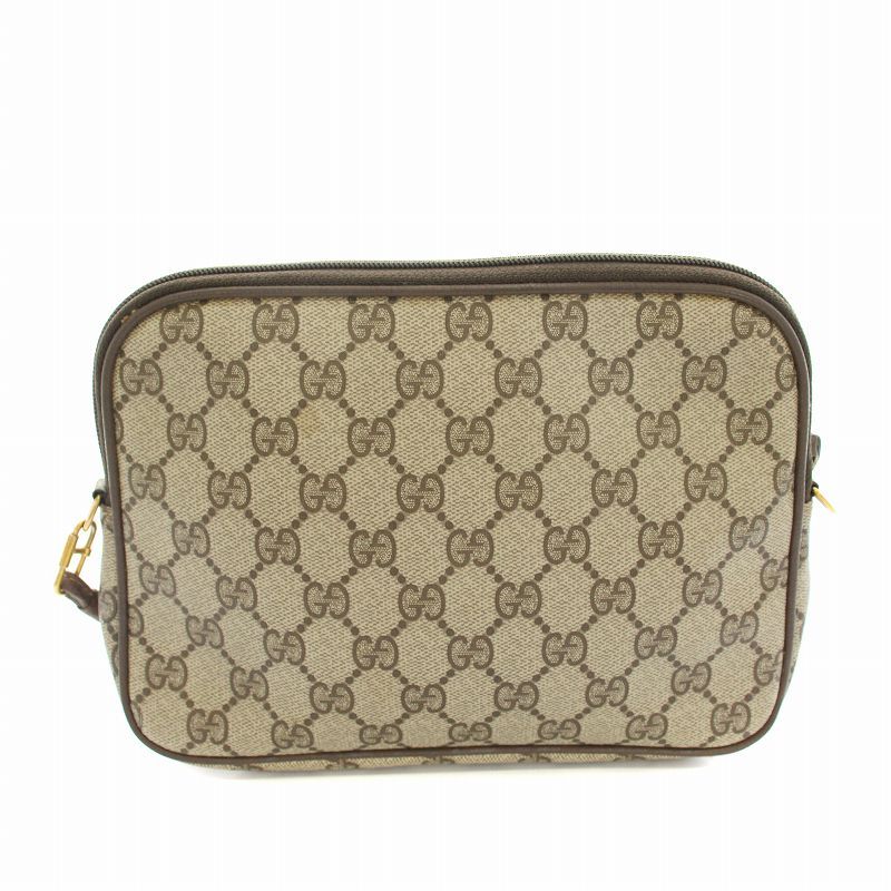 良品 1767 GUCCI ボディバッグ ggキャンバス レザー キャンバス 茶 楽天市場】グッチ GGキャンバス（ボディバッグ・ウエストポーチ