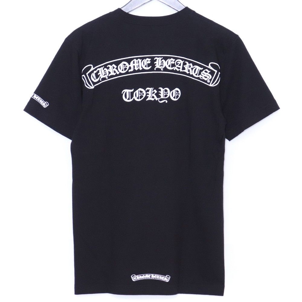 クロムハーツ/スクロールラベルバックプリントTOKYO Tシャツ 東京限定