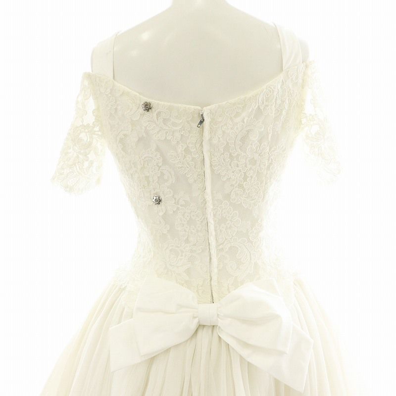 conte de freya ウェディングドレス ベルライン レース チュール 花柄  