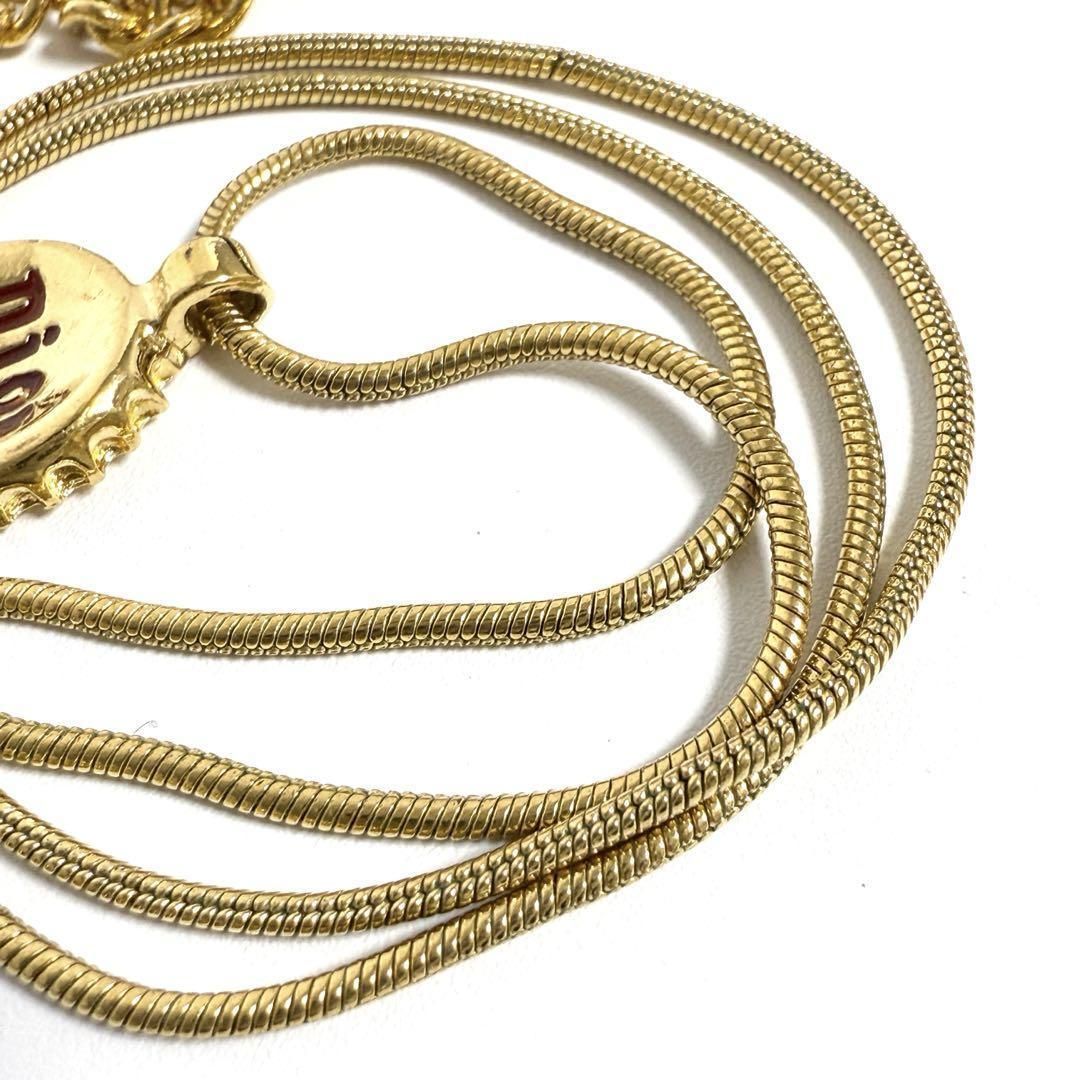 ディオールDior 瓶蓋モチーフ　ネックレス Christian Dior クリスチャンディオール ロゴネックレス 瓶蓋モチーフ