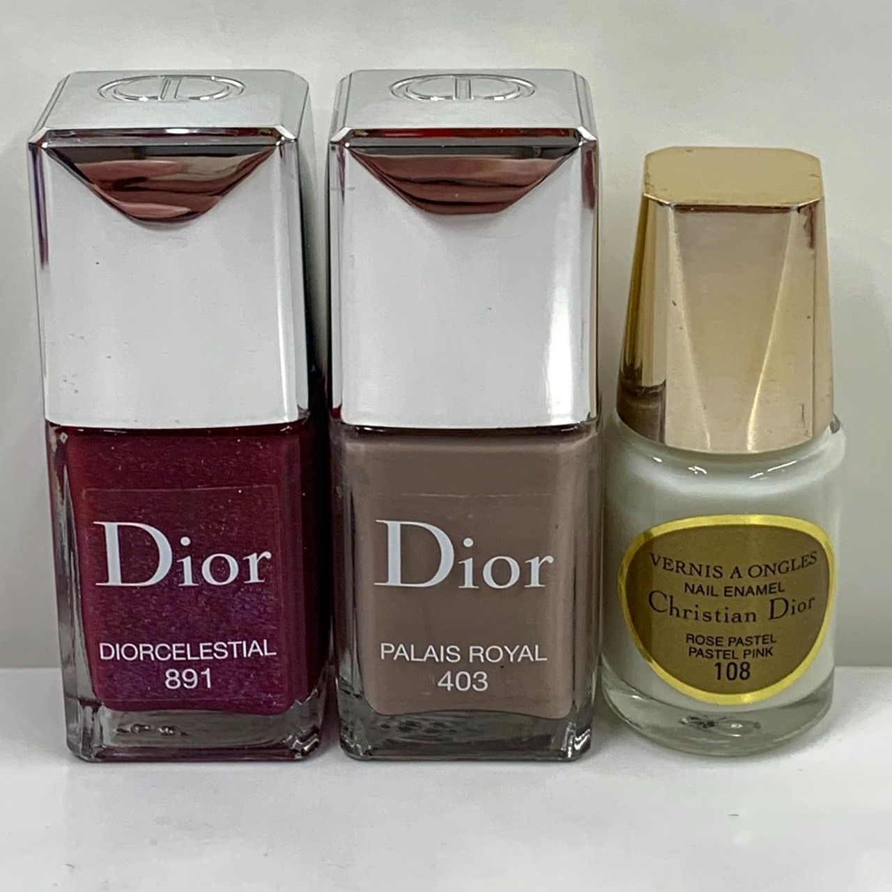 Dior Vernis ネイルカラー 3本セット Dior ヴェルニ ネイルカラー 2本セット ブラウン／ピンク - メルカリ