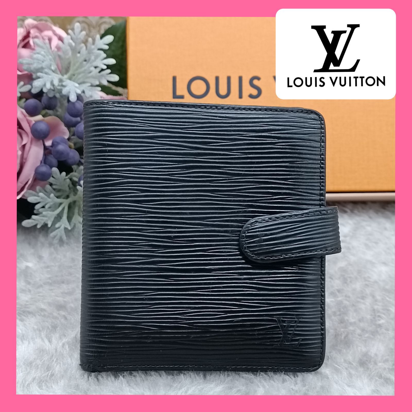 LOUISVUITTON 》 ルイヴィトン エピ ポルトビエ コンパクト ノワール 