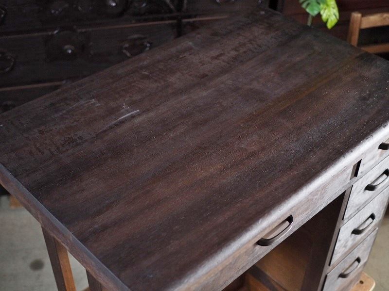 昭和レトロ楢材造りの机 昭和前期 古録展 品番F4424 MARWIL-DEMENAGEMENTS_CH