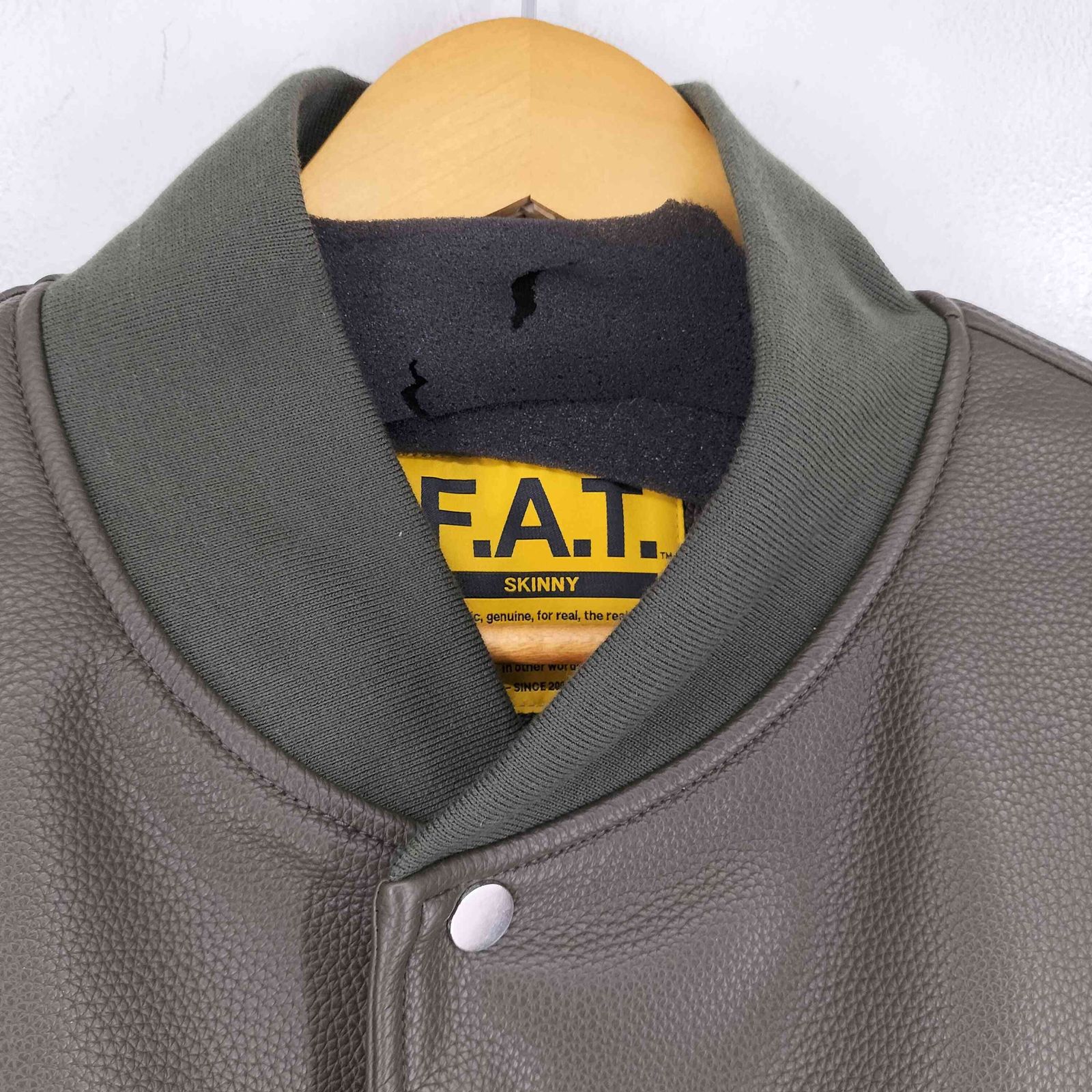 スタジャン F'AWARD メンズ 30％OFF SALE セール FAT エフエーティー F\u0027AWARD メンズ ジャケット スタジャン スタジアムジャケット ブルゾン フェイクレザー  送料無料 ストリート | ＡＲＴＩＦ