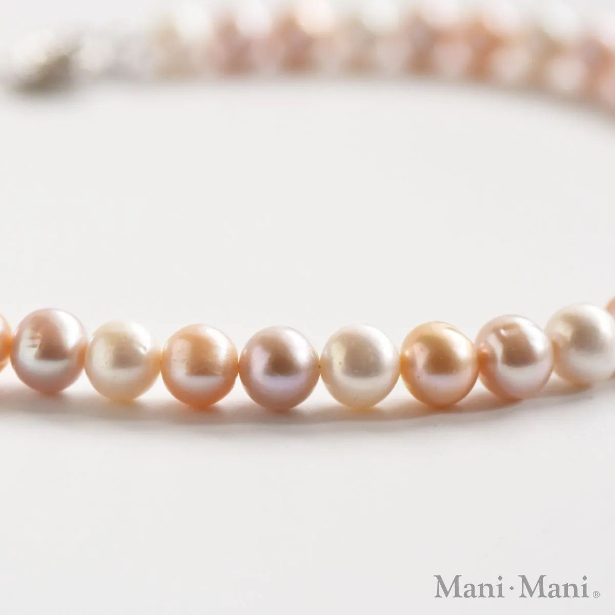 Mani・Mani】OUTLET 大粒 9-10mm珠 淡水真珠ネックレス（マルチ 