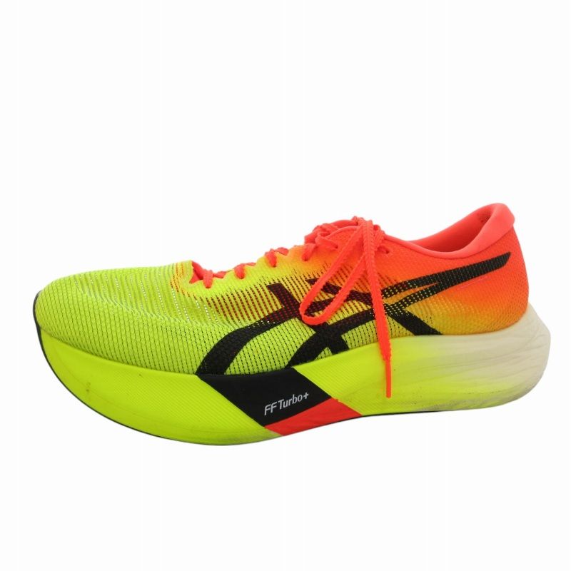 アシックス asics METASPEED EDGE PARIS ランニングシューズ スニーカー 1013A124 Safety Yellow 黄 イエロー 28.5cm /FF